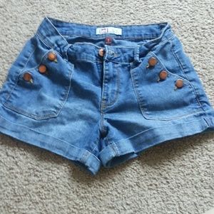 High waisted shorts